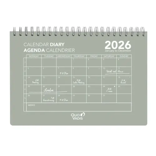 CALENDAR DIARY 24 ML Oslo Calendar vert photo du produit