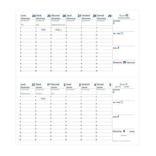 BI-PLANNING FR Impala noir photo du produit