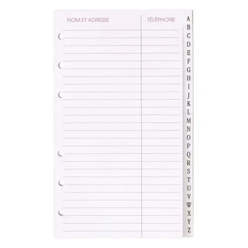 FEUILLES REPERTOIRE A-Z 0915 TD rech s/f photo du produit