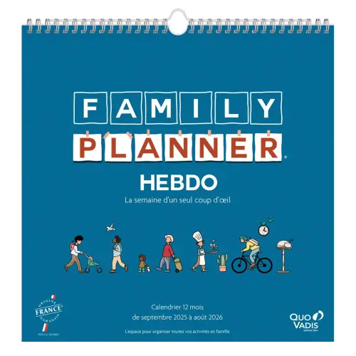 CAL FAMILY PLANNER HEBDO 30X30 FR Fam p5 photo du produit