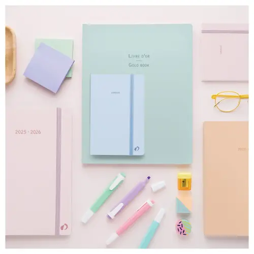 PLAN NOTE 1521 ML Pastel vert CR &eacute;las photo du produit