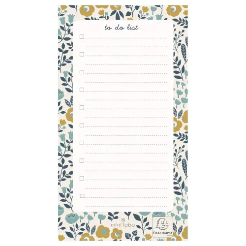 To Do List Mini Labo Vert 10 x 18 photo du produit