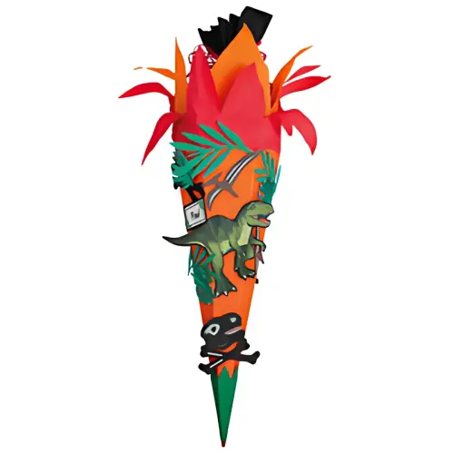 ROTH kit bricolage de cornet surprise 'Dino', 6 angles,68 cm photo du produit