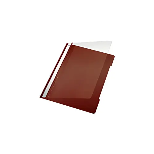 LEITZ Chemise à lamelle Standard, A4, en PVC, marron photo du produit