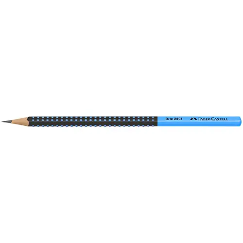 Crayon graphite GRIP 2001 TWO TONE - Bleu - Faber-Castell photo du produit