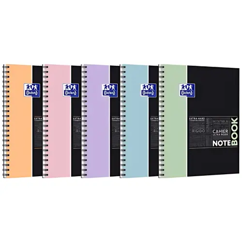 Etudiants Cahier à spirale NOTEBOOK Pastel - A4+ - Oxford photo du produit