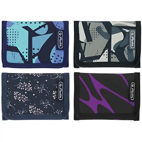 4 HERLITZ Porte-monnaie 'Teens Mix', polyester photo du produit