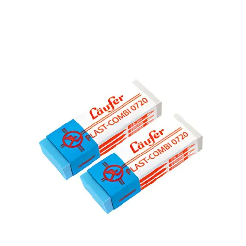 Läufer Gomme en plastique PLAST COMBI, carte blister de 2 photo du produit
