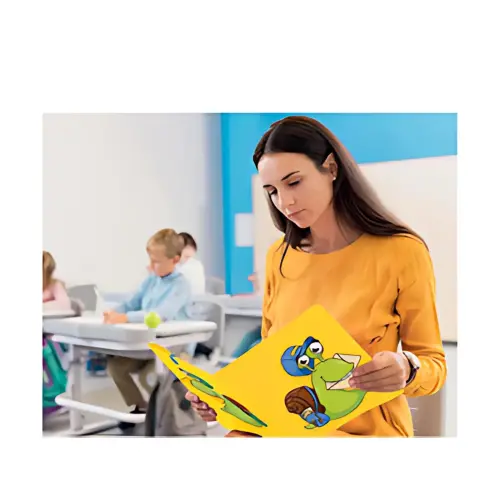RNK Verlag Chemise à élastique 'Escargot', en carton, jaune photo du produit