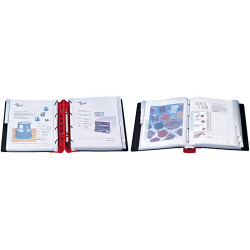 WEDO ERGOGRIP Classeur de présentation, 56 mm, noir, A4 photo du produit