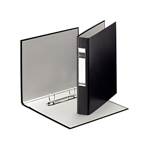 LEITZ Classeur à anneaux Standard, A5, noir, mécanisme à 2 photo du produit