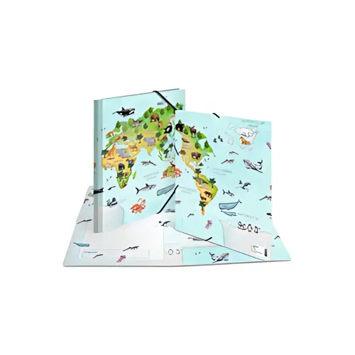 HERMA Chemise &agrave; &eacute;lastiques 'Licorne', carton, A4 photo du produit