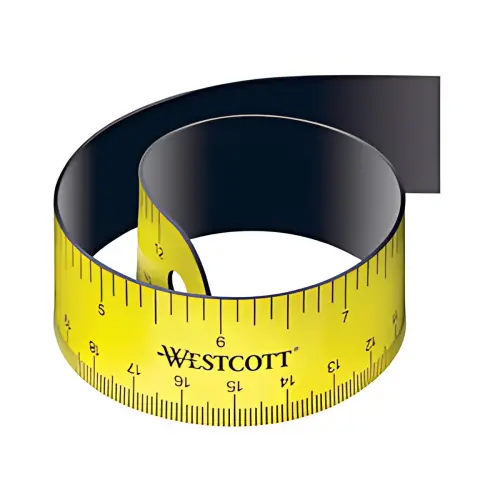 WESTCOTT Règle plate, longueur: 300 mm, flexible, magnétique photo du produit