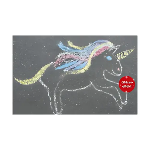 EBERHARD FABER Craie de trottoir pailletée, étui carton de 6 photo du produit