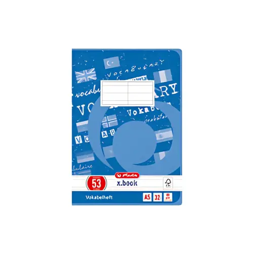 HERLITZ Cahier de vocabulaire x.book, A5, 3 colonnes, photo du produit