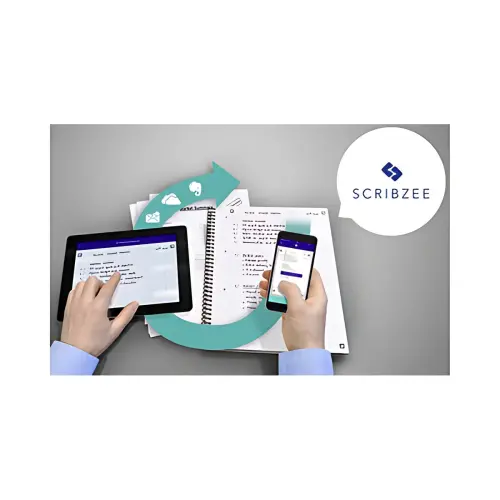 Oxford Cahier DUO Touch, A4+, 160 pages, bleu mer/aqua photo du produit