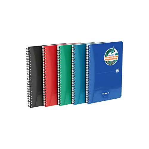 Oxford Office Cahier &agrave; spirale 'Oceanis', A4, PP, noir photo du produit