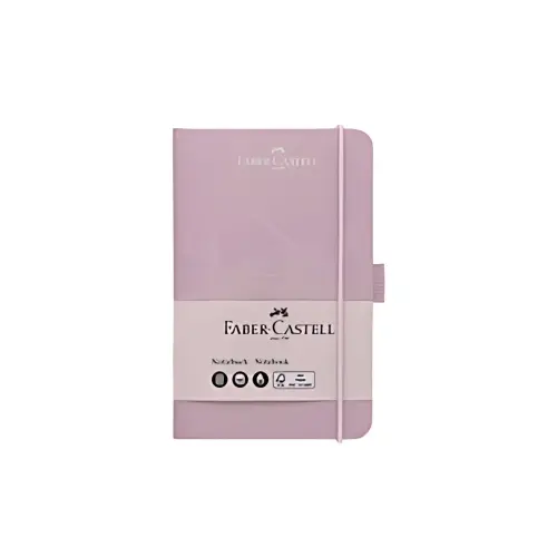 FABER-CASTELL Carnet, A6, quadrillé, rose photo du produit