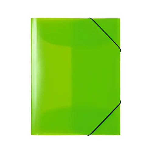 Chemise à élastiques - en PP - A4 - Vert fluo - Herma photo du produit
