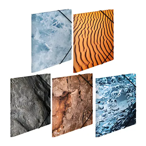 Assortiment de chemises à élastiques Nature - A3 - Herma photo du produit