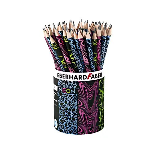 EBERHARD FABER Crayon de papier FLUO, HB, pot de 72 photo du produit