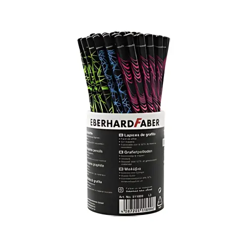 EBERHARD FABER Crayon de papier FLUO, HB, pot de 72 photo du produit