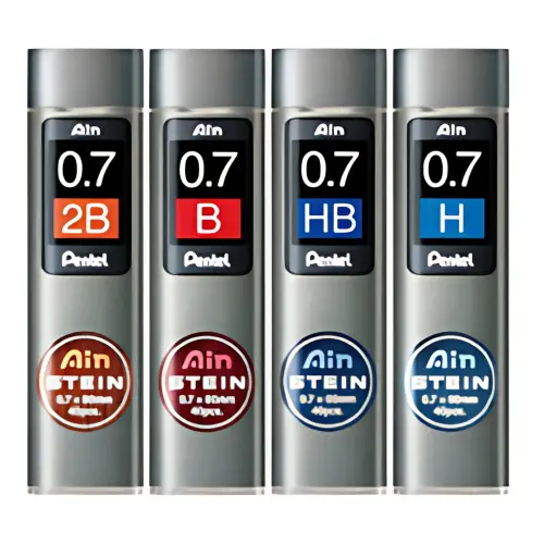 Pentel Mines fines pour porte-mines AIN STEIN C277,dureté 2B photo du produit