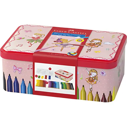 FABER-CASTELL Feutres CONNECTOR PEN, boîte ballerine de 33 photo du produit