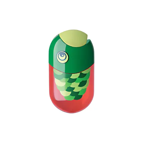 FABER-CASTELL Taille-crayon double 'poisson', rouge/vert photo du produit