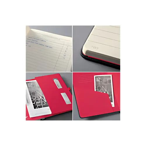 sigel Carnet de notes Conceptum, A5, ligné, noir/rouge photo du produit