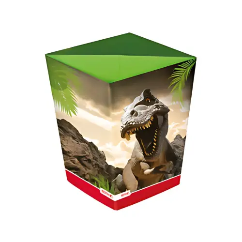 ROTH Corbeille &agrave; papier 'Tyrannosaure', en carton, 10 litres photo du produit