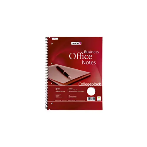 LANDR&Eacute; Cahier 'Business Office Notes', format A5, quadrill&eacute; photo du produit