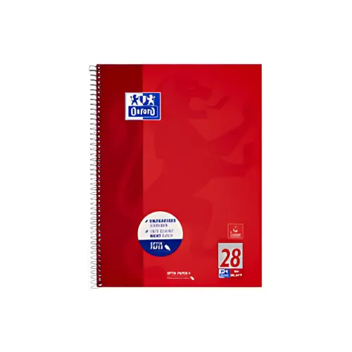 Oxford Cahier trieur, A4+, ligné, 80 feuilles,marge à gauche photo du produit