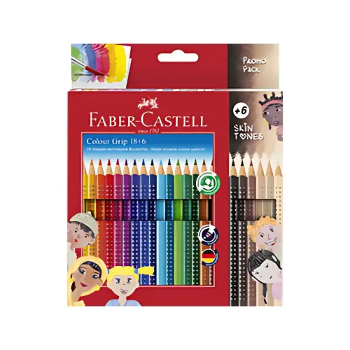 Crayon de couleur Colour GRIP - étui promo - Faber-Castell photo du produit