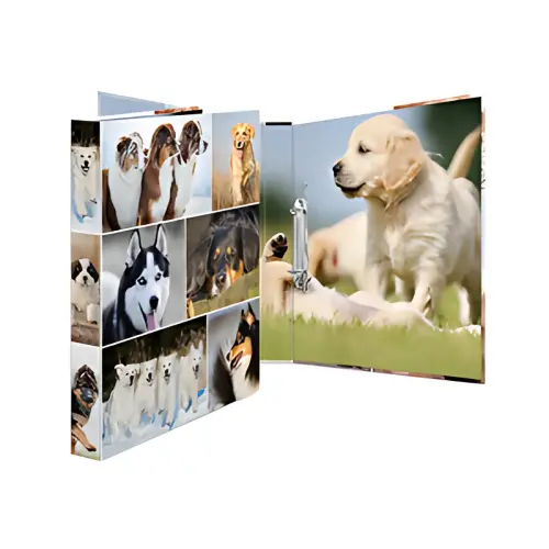 HERMA Classeur à anneaux 'Animals' - chiens, A4, mécanisme à photo du produit