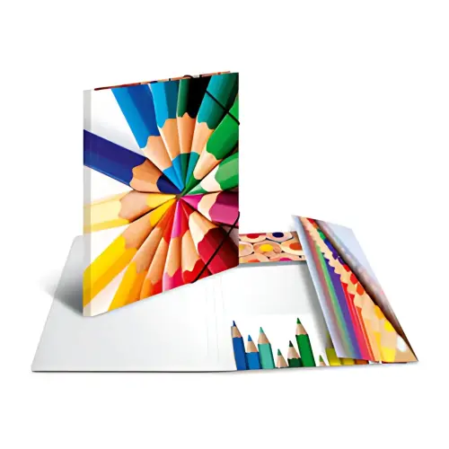 HERMA Chemise &agrave; &eacute;lastiques 'Couleurs', carton, A4 photo du produit