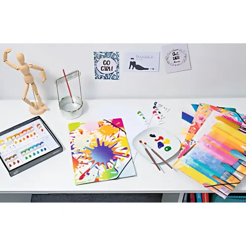 HERMA Chemise &agrave; &eacute;lastiques 'Couleurs', carton, A4 photo du produit