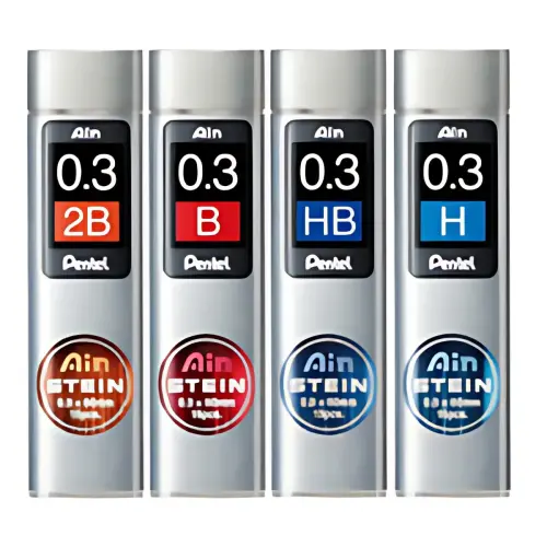 Pentel Mines fines pour porte-mines AIN STEIN C273, duret&eacute; B photo du produit