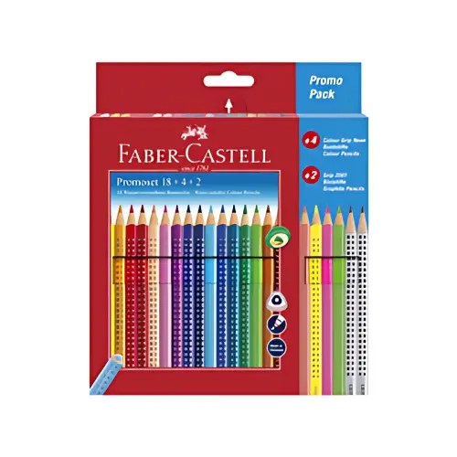 Crayon couleur triangle ColourGRIP - étui promo - Faber-Castell photo du produit