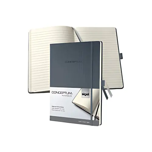 sigel Carnet de notes Conceptum, A4, ligné, bleu photo du produit
