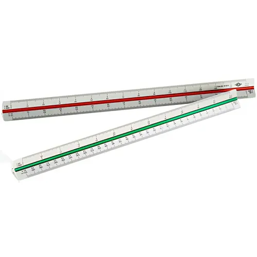 WEDO Echelle de réduction triangulaire Architecte, argent photo du produit