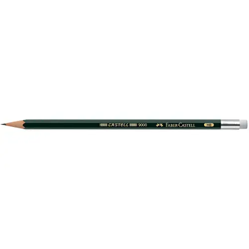 FABER-CASTELL Crayon CASTELL 9000 avec gomme photo du produit