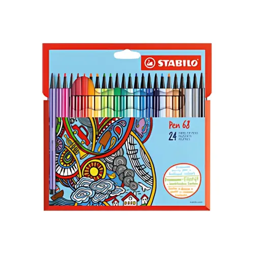 STABILO Feutre Pen 68, étui en carton de 24 photo du produit