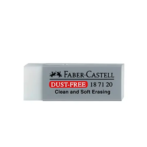 FABER-CASTELL Gomme en plastique DUST-FREE, blanc photo du produit