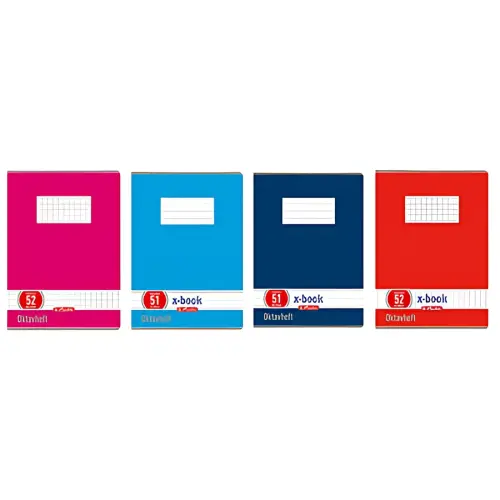 HERLITZ Cahier Octave x.book, A6, ligné, 70 g/m2 photo du produit
