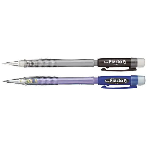 Pentel Porte-mines Fiesta AX107, noir transparent photo du produit