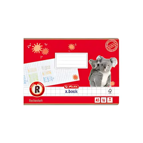 HERLITZ Cahier de calcul x.book, A5 paysage, lin&eacute;ature photo du produit