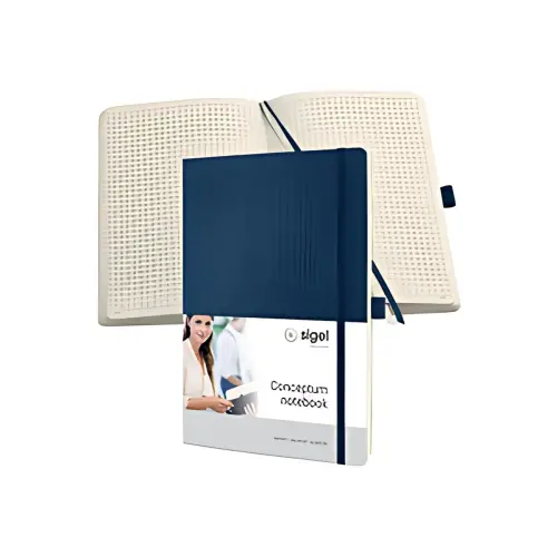 sigel Carnet de notes Conceptum, A4, quadrill&eacute;, rouge photo du produit