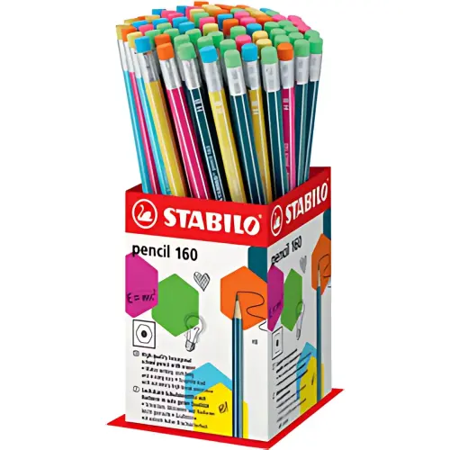 STABILO Crayon graphite Pencil 160 avec gomme, display de 72 photo du produit