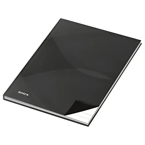 RNK Verlag Cahier 'notes carbon black', A4, ligné photo du produit